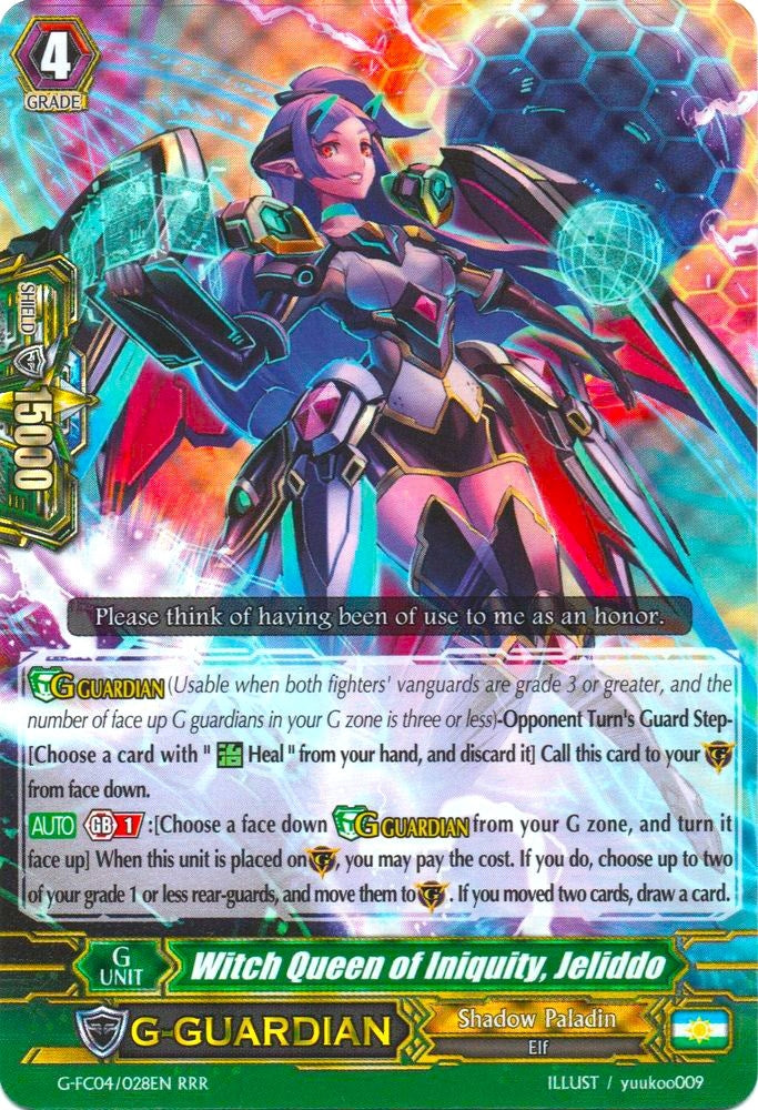 Image for Witch Queen of Iniquity, Jeliddo (G-FC04: Fighters Collection 2017) (G-FC04/028EN) - Cardfight Vanguard