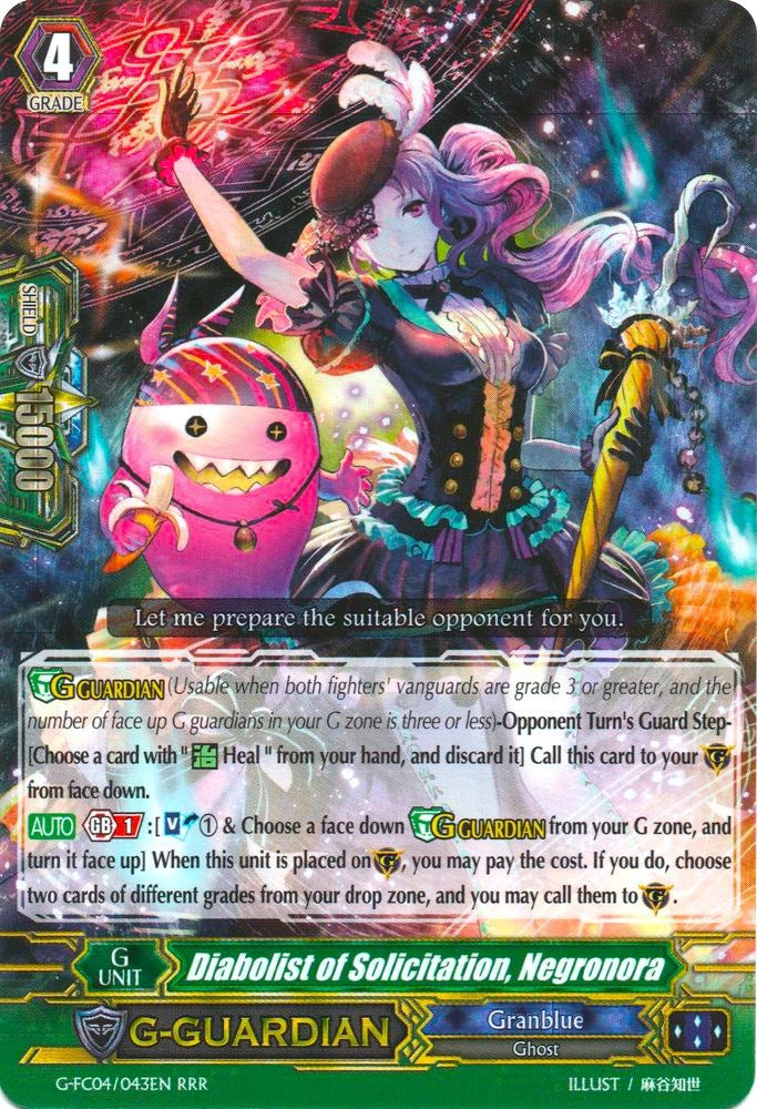Image for Diabolist of Solicitation, Negronora (G-FC04: Fighters Collection 2017) (G-FC04/043EN) - Cardfight Vanguard