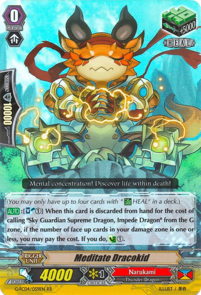 Image for Meditate Dracokid (G-FC04: Fighters Collection 2017) (G-FC04/059EN) - Cardfight Vanguard