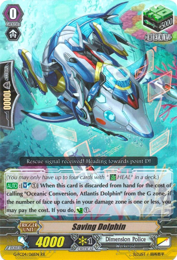 Image for Saving Dolphin (G-FC04: Fighters Collection 2017) (G-FC04/061EN) - Cardfight Vanguard