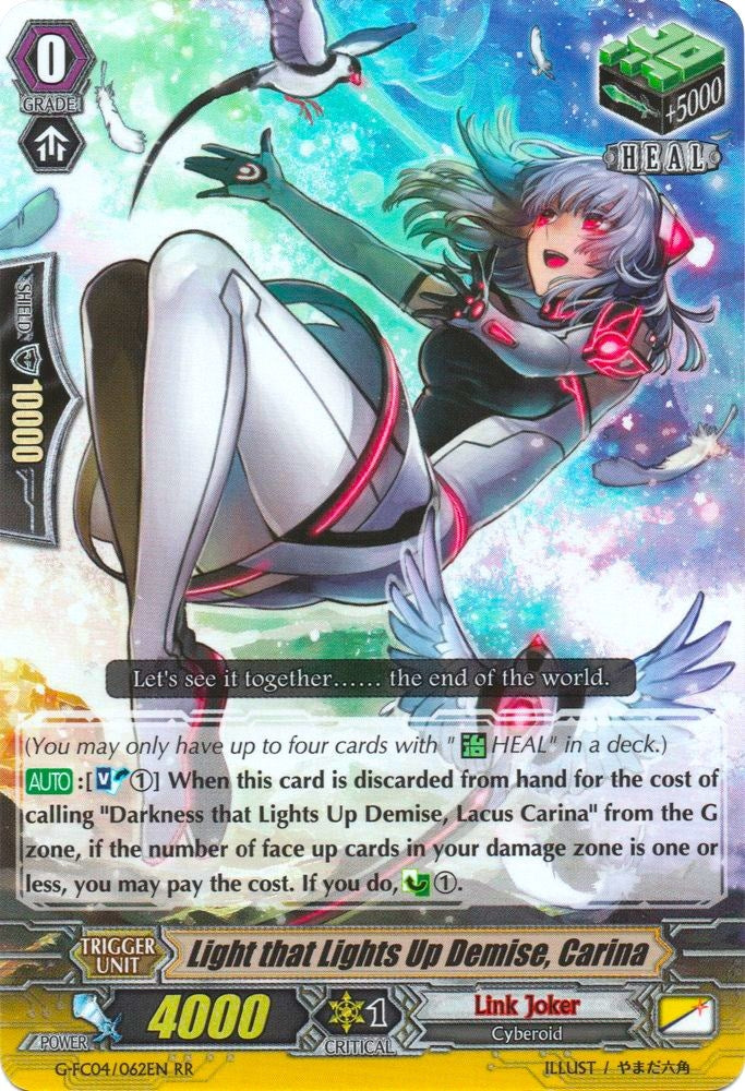 Image for Light that Lights Up Demise, Carina (G-FC04: Fighters Collection 2017) (G-FC04/062EN) - Cardfight Vanguard