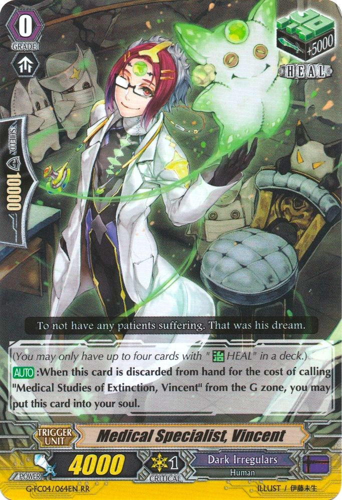 Image for Medical Specialist, Vincent (G-FC04: Fighters Collection 2017) (G-FC04/064EN) - Cardfight Vanguard