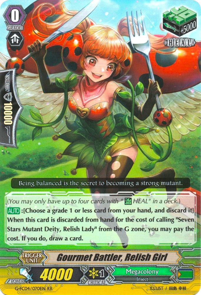 Image for Gourmet Battler, Relish Girl (G-FC04: Fighters Collection 2017) (G-FC04/070EN) - Cardfight Vanguard