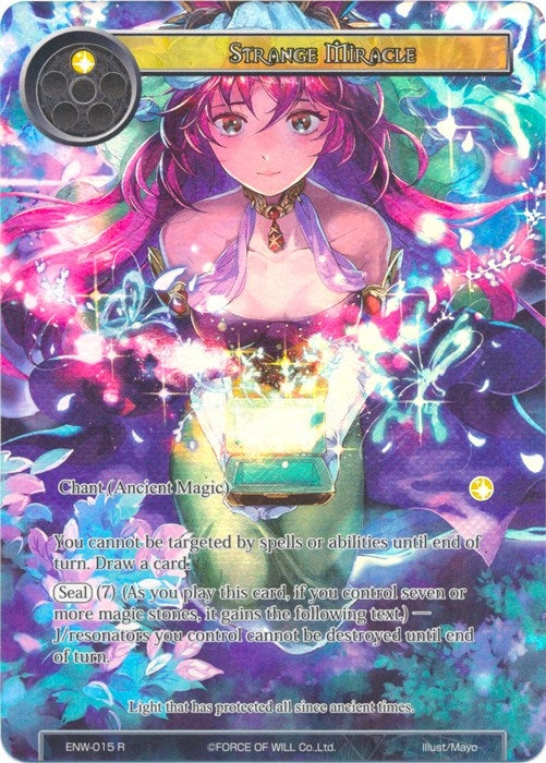 Image for Strange Miracle (Full Art) (Echoes of the New World) (ENW-015) - Force of Will