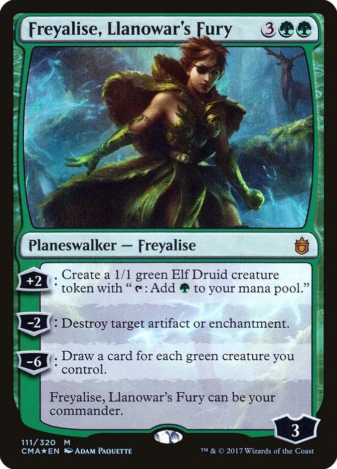 Image for Freyalise, Llanowar's Fury (Commander Anthology) (111) - Magic: The Gathering