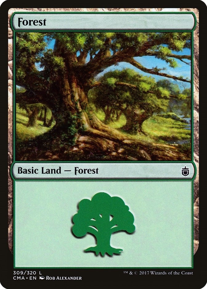 Image for Forest (309) (Commander Anthology) (309) - Magic: The Gathering