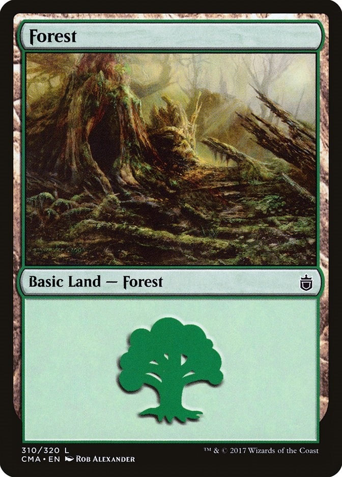 Image for Forest (310) (Commander Anthology) (310) - Magic: The Gathering