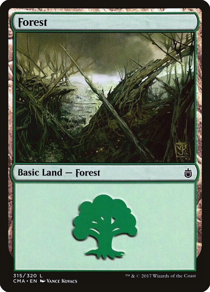 Image for Forest (315) (Commander Anthology) (315) - Magic: The Gathering