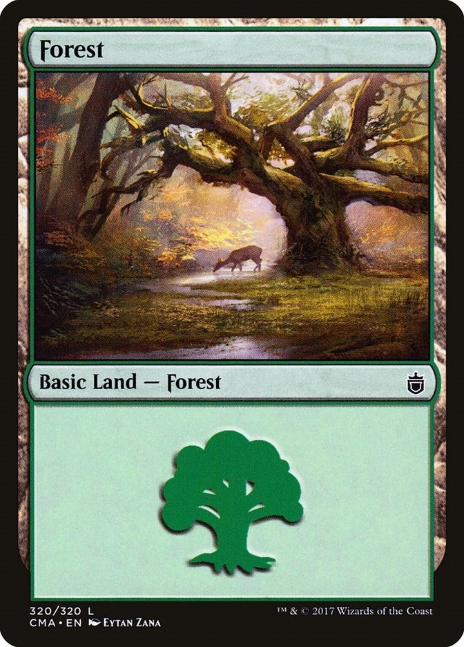 Image for Forest (320) (Commander Anthology) (320) - Magic: The Gathering