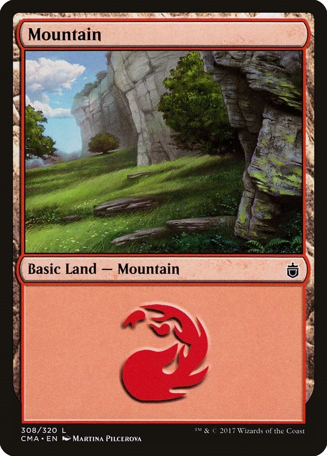 Image for Mountain (308) (Commander Anthology) (308) - Magic: The Gathering