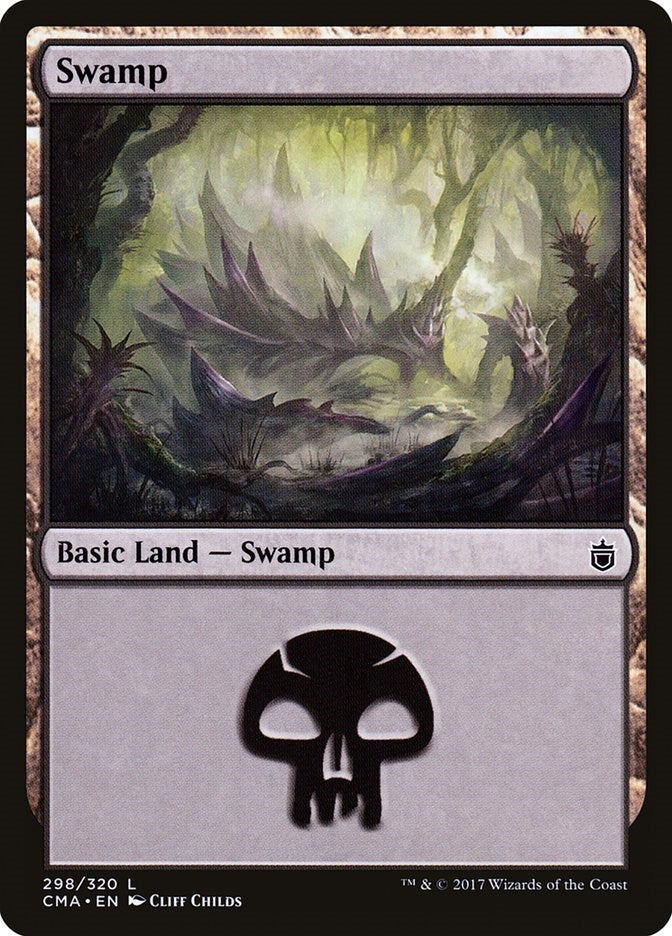 Image for Swamp (298) (Commander Anthology) (298) - Magic: The Gathering