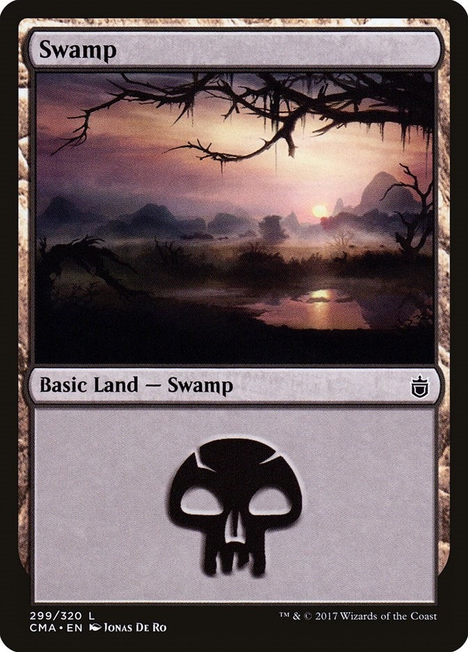 Image for Swamp (299) (Commander Anthology) (299) - Magic: The Gathering