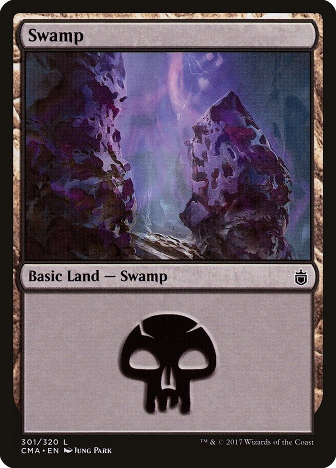 Image for Swamp (301) (Commander Anthology) (301) - Magic: The Gathering