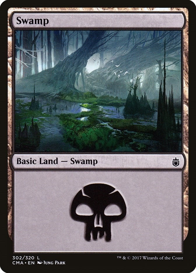 Image for Swamp (302) (Commander Anthology) (302) - Magic: The Gathering