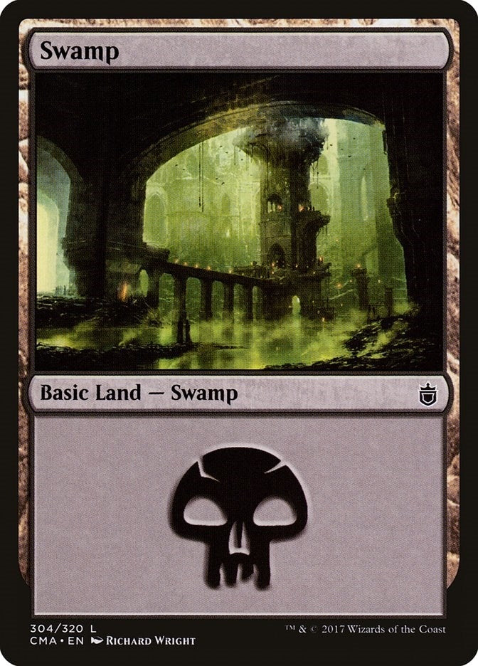 Image for Swamp (304) (Commander Anthology) (304) - Magic: The Gathering