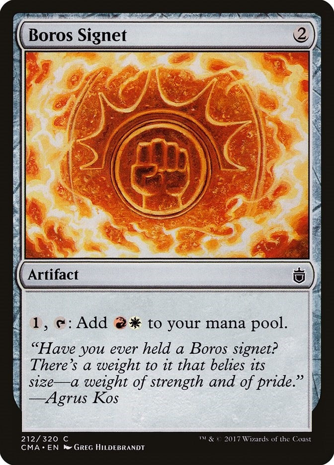Image for Boros Signet (Commander Anthology) (212) - Magic: The Gathering