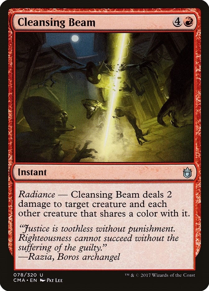 Image for Cleansing Beam (Commander Anthology) (78) - Magic: The Gathering