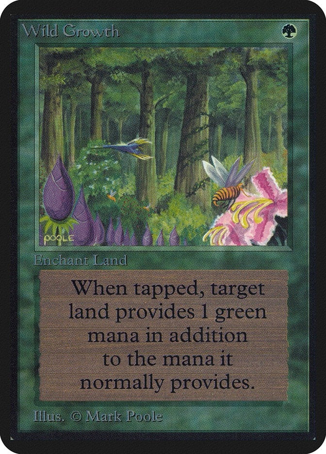 Image for Wild Growth (Alpha Edition) - Magic: The Gathering