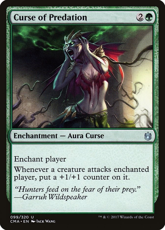 Image for Curse of Predation (Commander Anthology) (99) - Magic: The Gathering