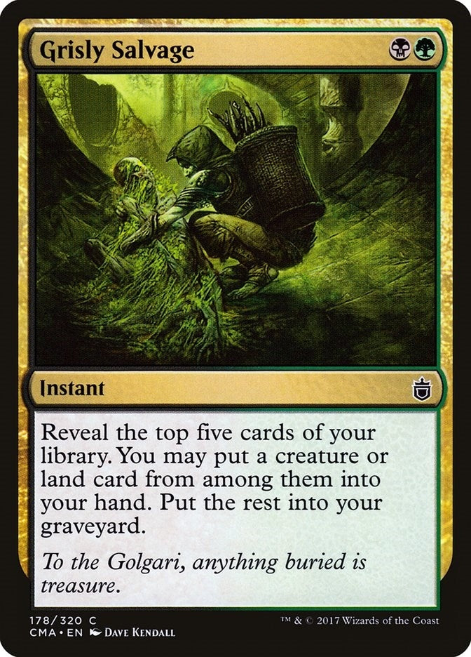 Image for Grisly Salvage (Commander Anthology) (178) - Magic: The Gathering