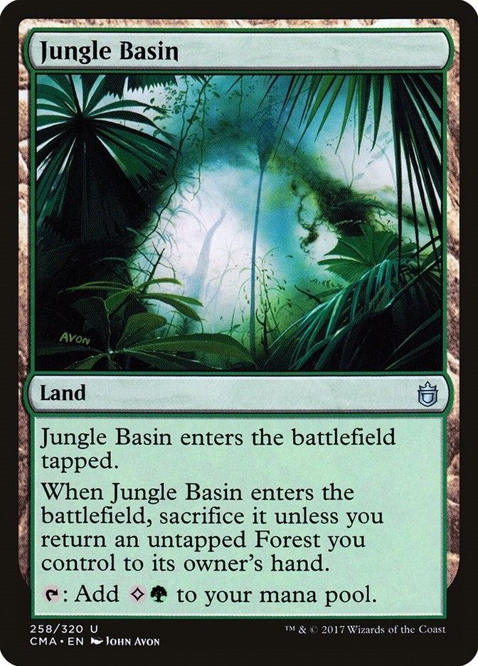 Image for Jungle Basin (Commander Anthology) (258) - Magic: The Gathering