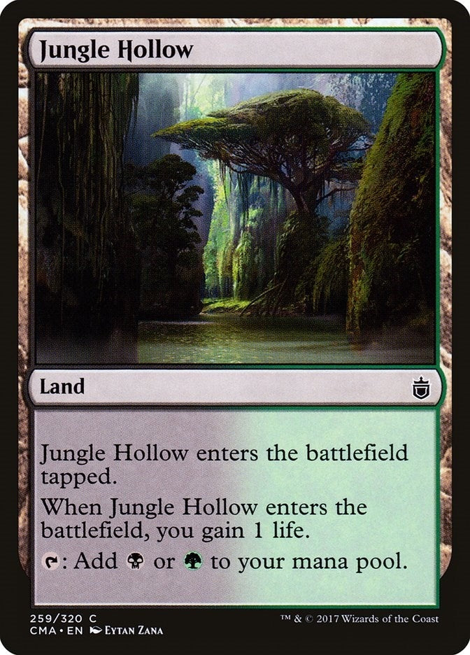 Image for Jungle Hollow (Commander Anthology) (259) - Magic: The Gathering