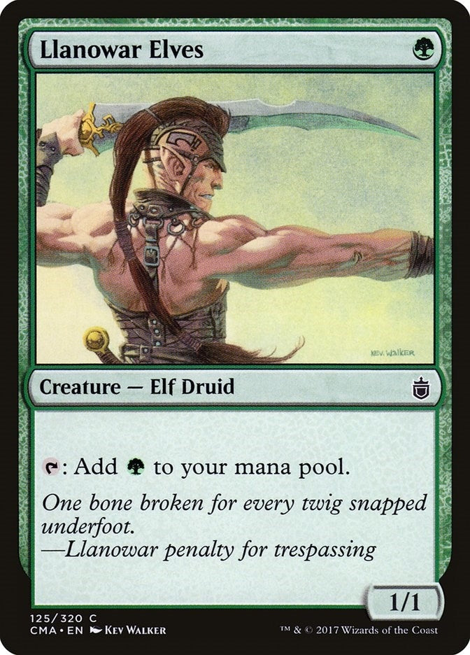 Image for Llanowar Elves (Commander Anthology) (125) - Magic: The Gathering