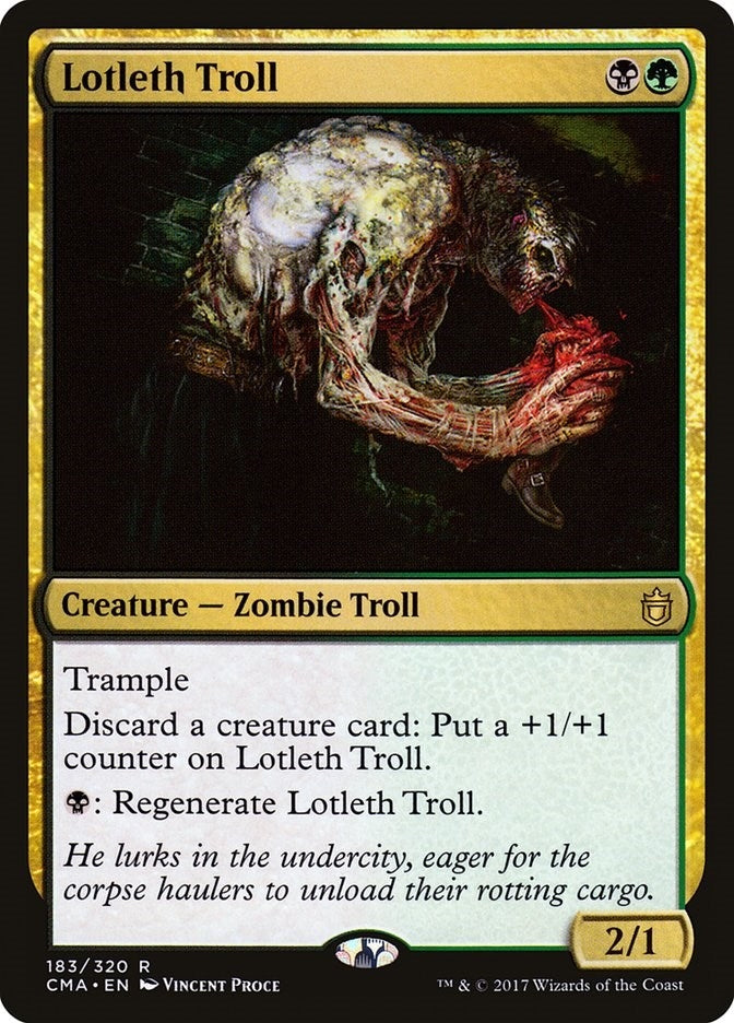 Image for Lotleth Troll (Commander Anthology) (183) - Magic: The Gathering