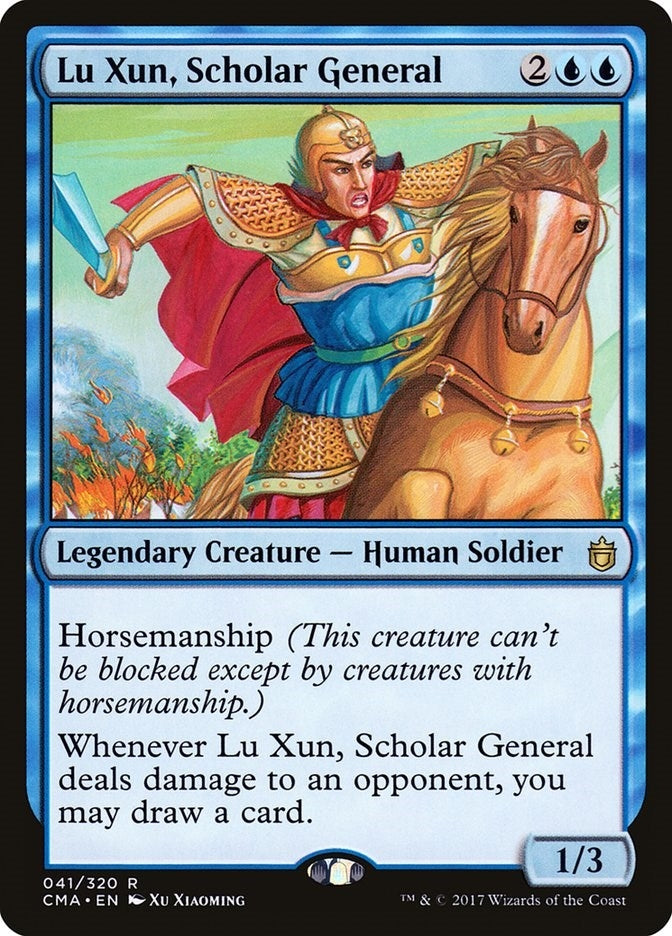 Image for Lu Xun, Scholar General (Commander Anthology) (41) - Magic: The Gathering