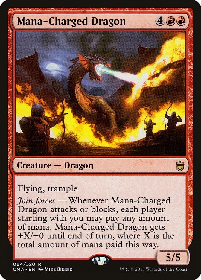 Image for Mana-Charged Dragon (Commander Anthology) (84) - Magic: The Gathering