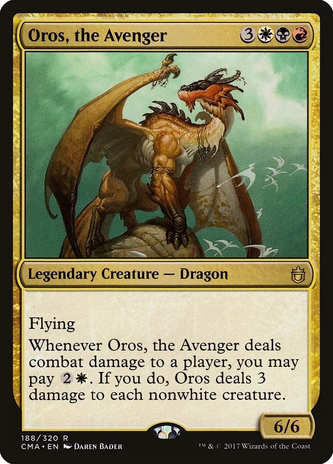 Image for Oros, the Avenger (Commander Anthology) (188) - Magic: The Gathering