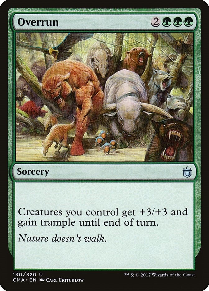 Image for Overrun (Commander Anthology) (130) - Magic: The Gathering