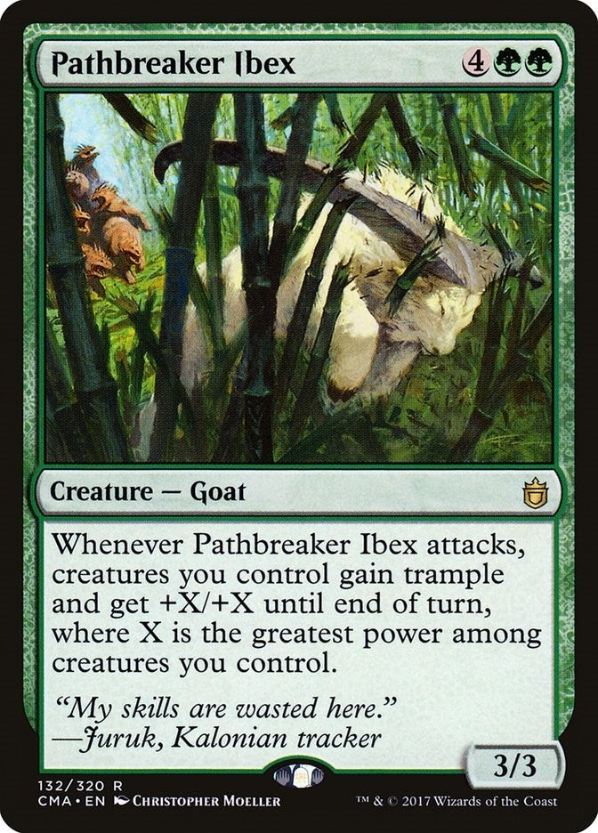 Image for Pathbreaker Ibex (Commander Anthology) (132) - Magic: The Gathering