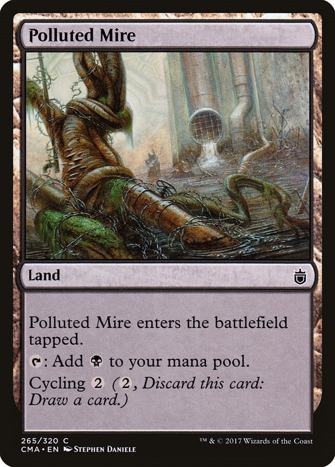 Image for Polluted Mire (Commander Anthology) (265) - Magic: The Gathering