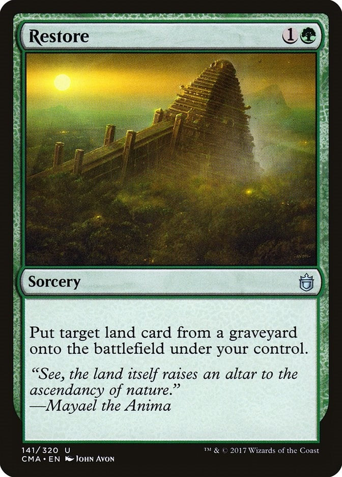 Image for Restore (Commander Anthology) (141) - Magic: The Gathering