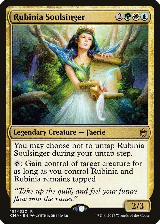 Image for Rubinia Soulsinger (Commander Anthology) (191) - Magic: The Gathering