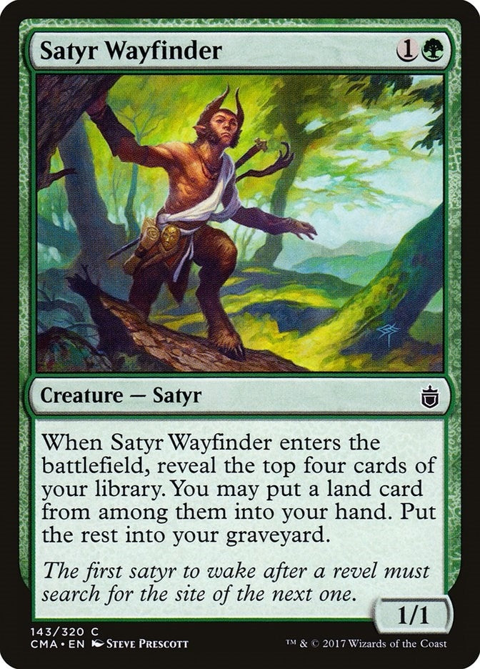 Image for Satyr Wayfinder (Commander Anthology) (143) - Magic: The Gathering