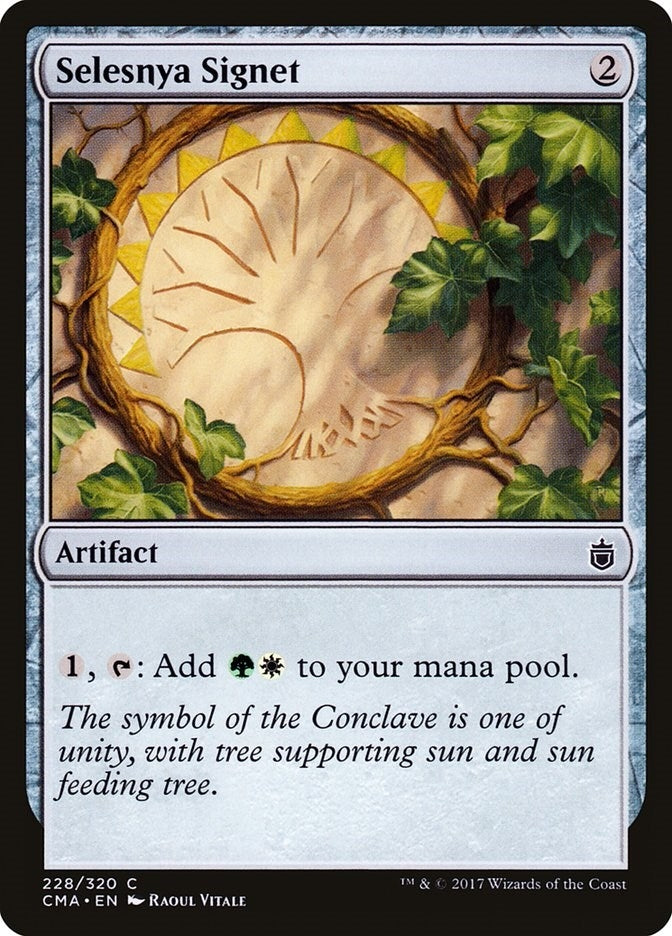 Image for Selesnya Signet (Commander Anthology) (228) - Magic: The Gathering