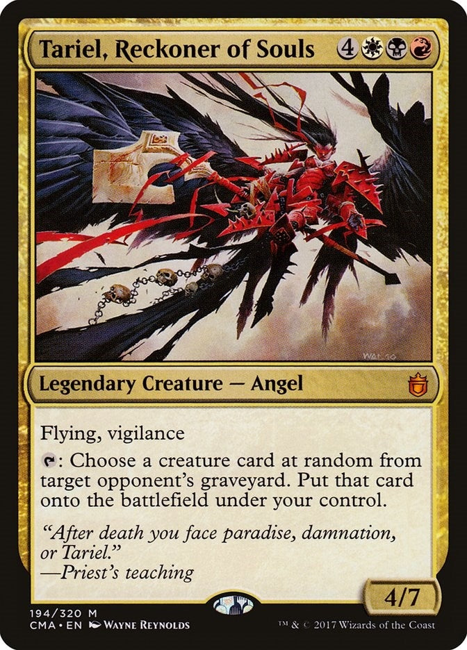 Image for Tariel, Reckoner of Souls (Commander Anthology) (194) - Magic: The Gathering
