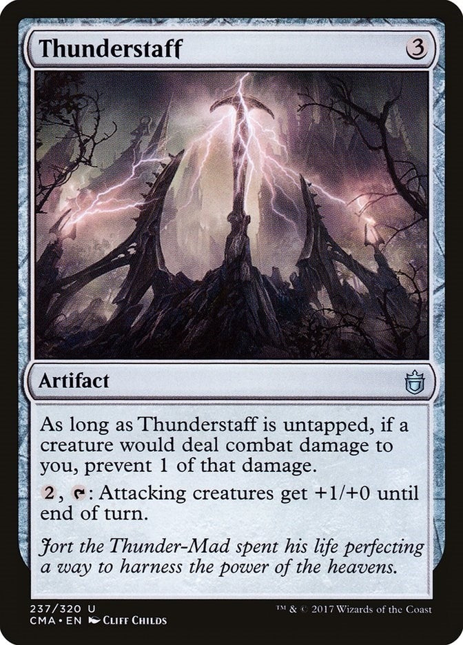 Image for Thunderstaff (Commander Anthology) (237) - Magic: The Gathering
