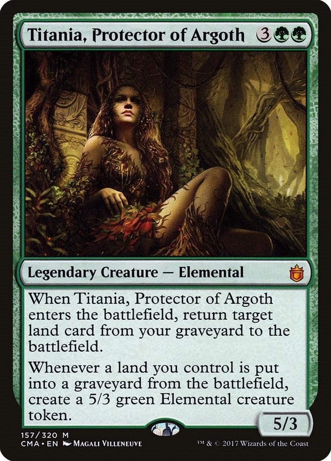 Image for Titania, Protector of Argoth (Commander Anthology) (157) - Magic: The Gathering