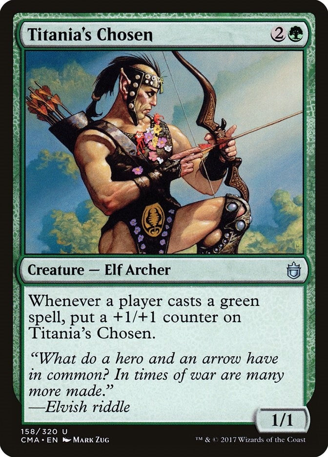 Image for Titania's Chosen (Commander Anthology) (158) - Magic: The Gathering