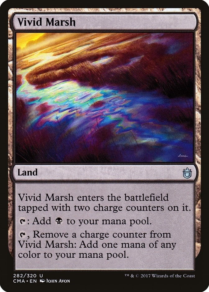 Image for Vivid Marsh (Commander Anthology) (282) - Magic: The Gathering