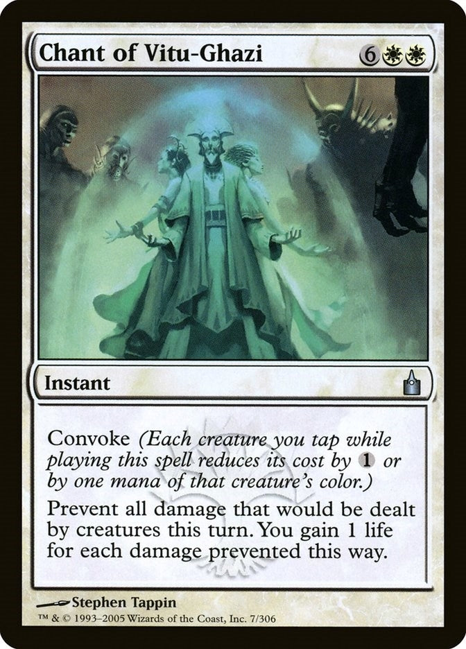 Image for Chant of Vitu-Ghazi (Ravnica: City of Guilds) (7) - Magic: The Gathering