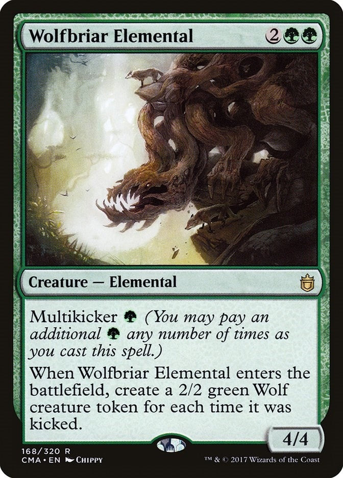 Image for Wolfbriar Elemental (Commander Anthology) (168) - Magic: The Gathering
