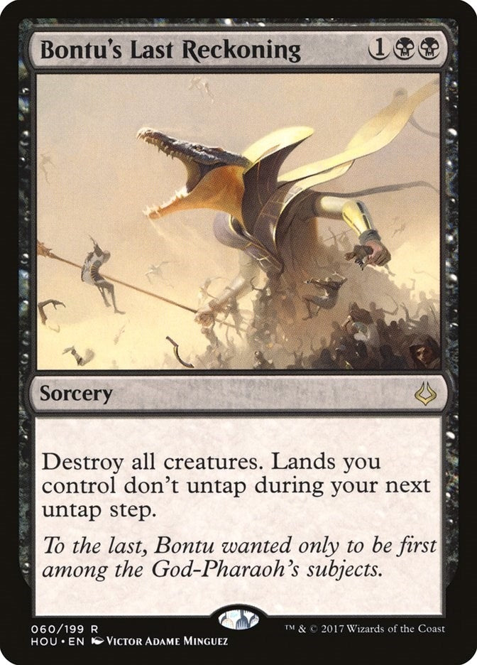 Image for Bontu's Last Reckoning (Hour of Devastation) (60) - Magic: The Gathering