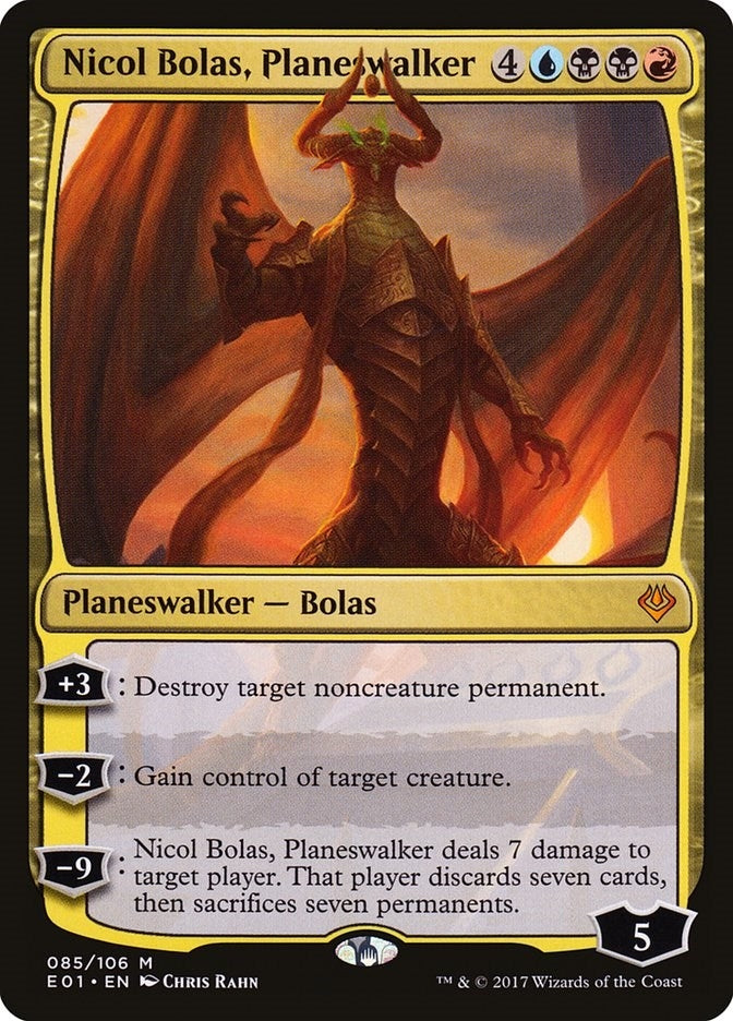 Image for Nicol Bolas, Planeswalker (Archenemy: Nicol Bolas) (85) - Magic: The Gathering