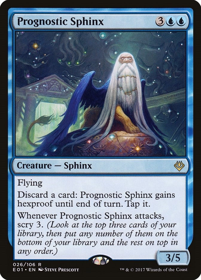 Image for Prognostic Sphinx (Archenemy: Nicol Bolas) (26) - Magic: The Gathering