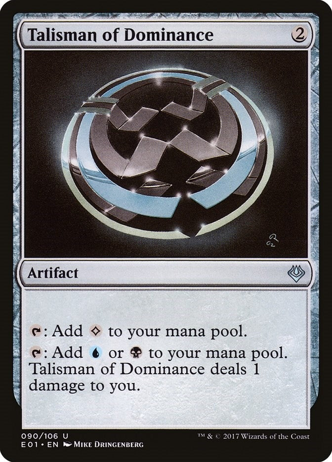Image for Talisman of Dominance (Archenemy: Nicol Bolas) (90) - Magic: The Gathering