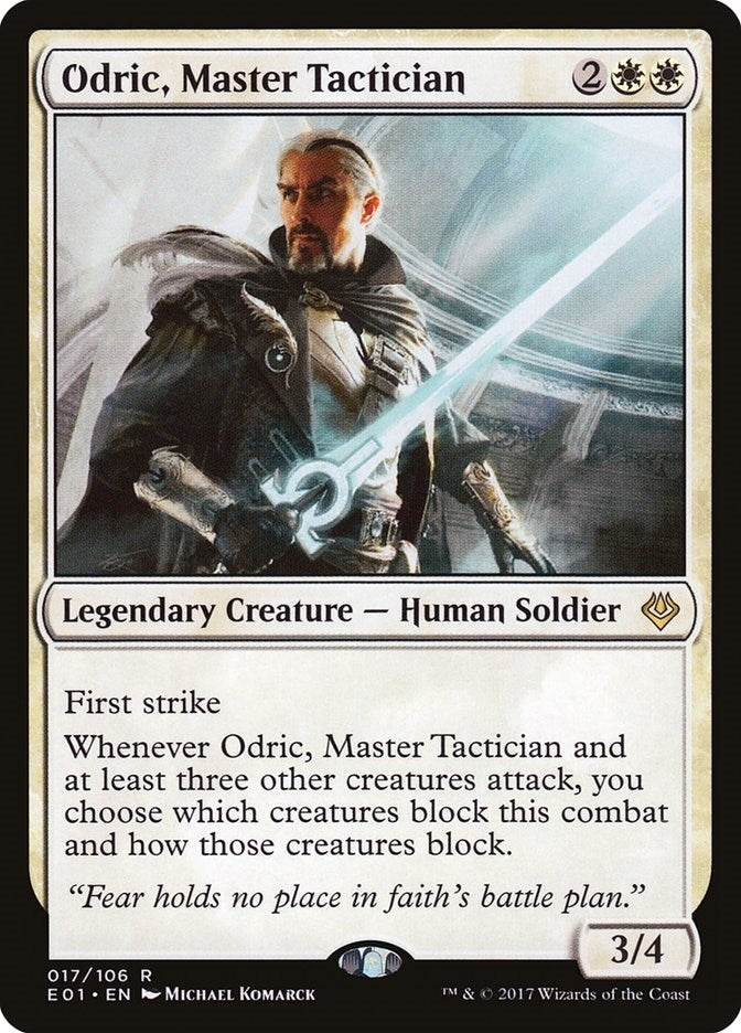 Image for Odric, Master Tactician (Archenemy: Nicol Bolas) (17) - Magic: The Gathering